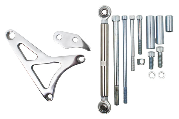 CFR Performance Compatible/Replacement Cast Aluminum 1979-93 Ford Mustang 302 5.0 Alternator Bracket Set - Polished