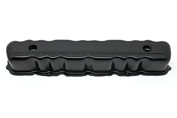 STEEL 1960–83 FORD INLINE 6 VALVE COVER – BLACK – 2 HOLES