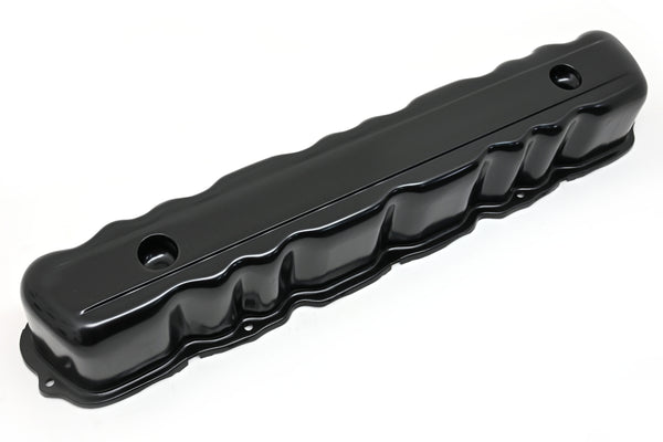 STEEL 1960–83 FORD INLINE 6 VALVE COVER – BLACK – 2 HOLES