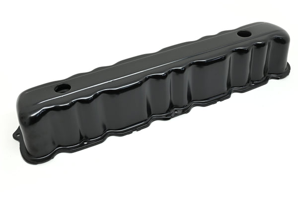 STEEL 1960–83 FORD INLINE 6 VALVE COVER – BLACK – 2 HOLES