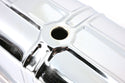1942-53 CHEVY 216 STRAIGHT-INLINE 6 CYLINDER STEEL VALVE COVER - CHROME