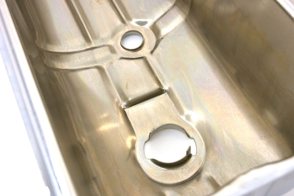 1942-53 CHEVY 216 STRAIGHT-INLINE 6 CYLINDER STEEL VALVE COVER - CHROME