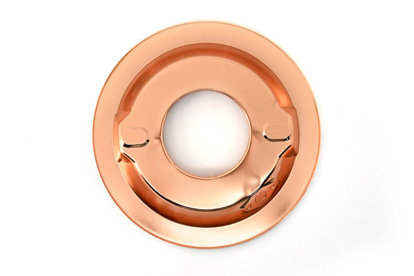 CHEVY-FORD-MOPAR 14" ROUND 1 1/4" AIR CLEANER BASE - RECESSED - COPPER