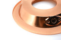 CHEVY-FORD-MOPAR 14" ROUND 1 1/4" AIR CLEANER BASE - RECESSED - COPPER