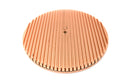 CHEVY-FORD-MOPAR 14" ROUND  ALUMINUM AIR CLEANER TOP - FULL FINNED - COPPER