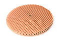 CHEVY-FORD-MOPAR 14" ROUND  ALUMINUM AIR CLEANER TOP - FULL FINNED - COPPER