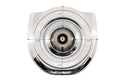 CFR Performance Retro-Style Air Cleaner Assembly – 15½" x 16" Round, Chrome, ¾" Raised Base – Compatible with 4-Barrel Carbs (1951–56 Oldsmobile & Cadillac Style) 7/8 Scale