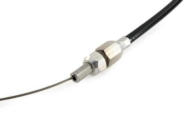 POLYETHYLENE 36" THROTTLE CABLE UNIVERSAL - BLACK