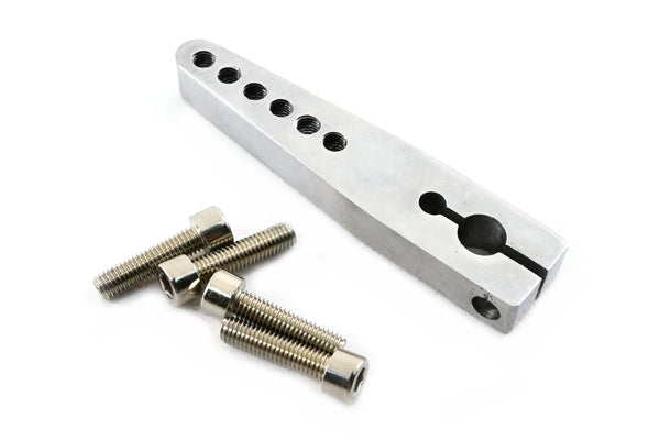 ALUMINUM SHOT GUN STYLE SCOOP SINGLE OR DUAL QUAD SMOOTH - BLACK