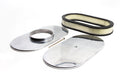 CHEVY-FORD-MOPAR 15" OVAL POLISHED ALUMINUM AIR CLEANER – DOME