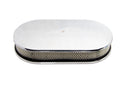 CHEVY-FORD-MOPAR 15" OVAL POLISHED ALUMINUM AIR CLEANER – DOME