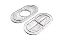 CHEVY-FORD-MOPAR 15" OVAL POLISHED ALUMINUM AIR CLEANER – DOME