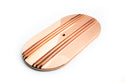 CHEVY-FORD-MOPAR ALUMINUM 15" OVAL AIR CLEANER PAPER FILTER PARTIAL FINNED - COPPER