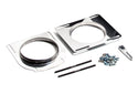 ALUMINUM SCOOP BUG CATCHER STYLE SINGLE OR DUAL QUAD 5 1-8" SMOOTH - BLACK
