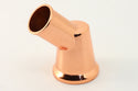 CHEVY SMALL BLOCK-BIG BLOCK ALUMINUM 45 DEGREE SWIVEL WATER NECK - COPPER