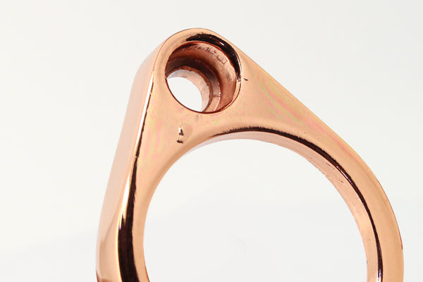 CHEVY SMALL BLOCK-BIG BLOCK ALUMINUM 45 DEGREE SWIVEL WATER NECK - COPPER