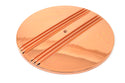 CHEVY-FORD-MOPAR 14" ROUND  ALUMINUM AIR CLEANER TOP - PARTIAL FINNED - COPPER