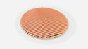 CHEVY-FORD-MOPAR 14" ROUND  ALUMINUM AIR CLEANER TOP - FULL FINNED - COPPER