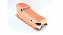 1986-02 CHEVY SMALL BLOCK 305-327-350 V8 ALUMINUM STOCK CAPACITY OIL PAN - RETRO FINNED - COPPER