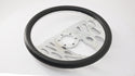 14" CHROME BILLET ALUMINUM STEERING WHEEL W- HALF WRAP - 9 HOLE
