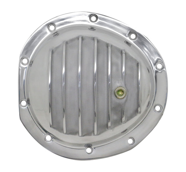 ALUMINUM 1978-91 CHEVY-GMC TRUCK FRONT DIFFERENTIAL COVER 10 BOLT W- 8.5" RG - SAND BLASTED