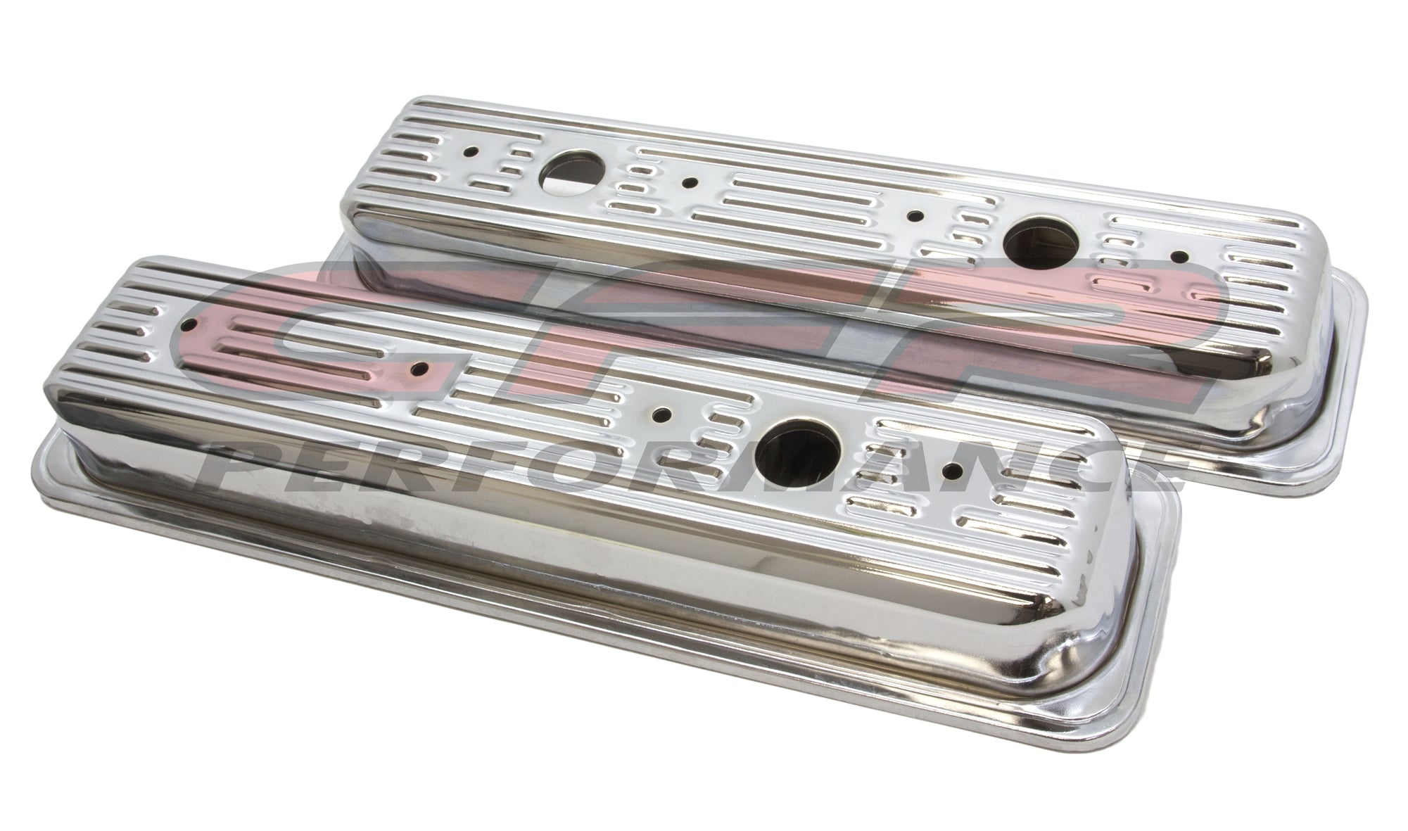 1985-93 Chevy/GMC 4.3L V6 Center Bolt Steel Valve Covers W/ Bolts - Chrome, Valve Covers - Canada