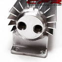 12" FINNED ALUMINUM DUAL LINE TRANSMISSION COOLER - CHEVY-FORD-MOPAR