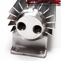 24" FINNED ALUMINUM DUAL LINE TRANSMISSION COOLER - CHEVY-FORD-MOPAR