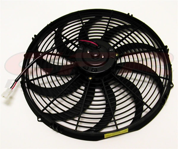 12" HIGH PERFORMANCE ELECTRIC RADIATOR COOLING FAN - CURVED BLADE