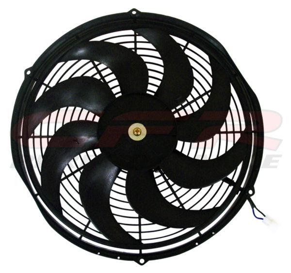 16 HIGH PERFORMANCE ELECTRIC RADIATOR COOLING FAN - CURVED BLADE