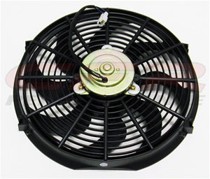 PLASTIC EMC 16" ELECTRIC FAN CURVE BLADE - BLACK