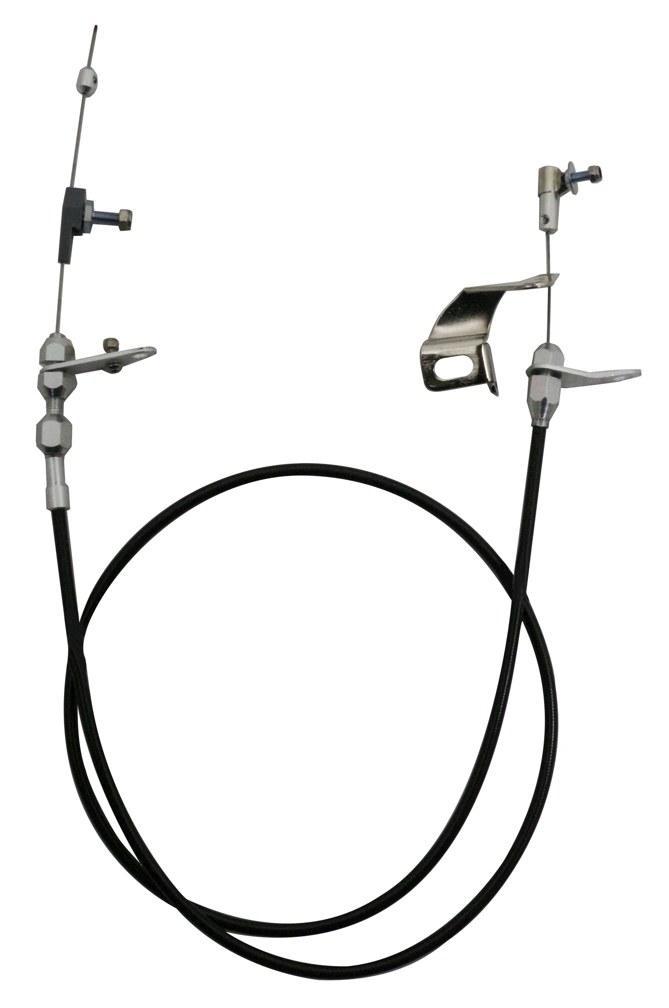 POLYETHYLENE CHRYSLER 727 TRANSMISSION KICKDOWN CABLE KIT - BLACK