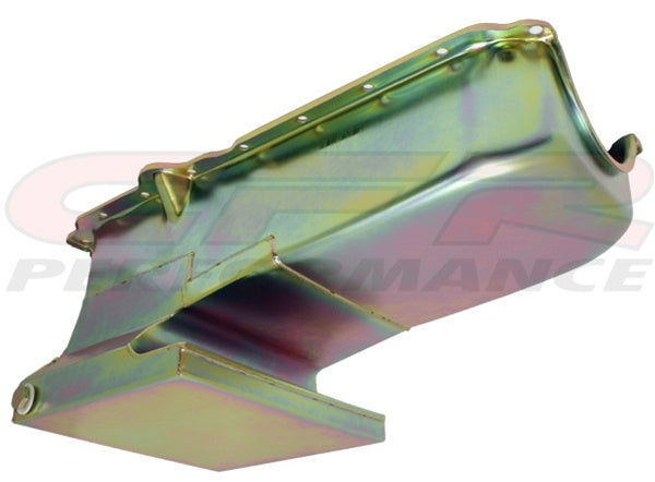 1962-67 Chevy II/Nova 1986-02 Small Block 283-400 Drag Racing Oil Pan - Zinc hz7482z