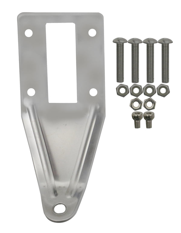 BILLET ALUMINUM FLOOR MOUNT THROTTLE GAS PEDAL DIMENSIONS: 2" x 7" - BLACK