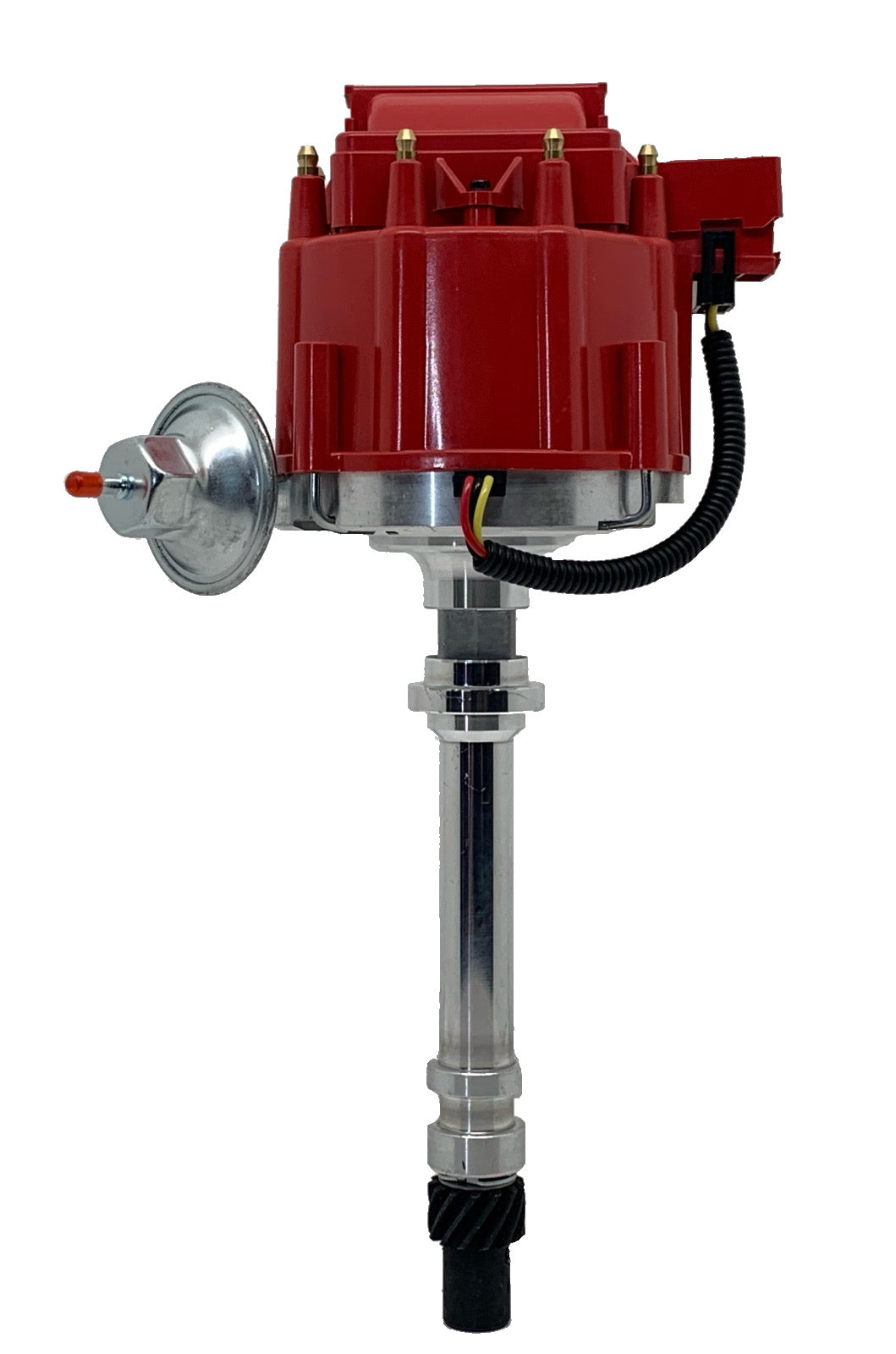 CHEVY SMALL/BIG BLOCK RED Small Cap HEI Distributor RED Round 45,000 Volt  Coil