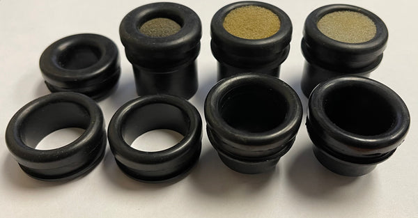 RUBBER GROMMET ASSORTMENT KIT BREATHER, OIL BAFFLE, PCV FOR STEEL VALVE COVER 1.25" OD 1" ID, 3-4" ID