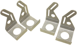 Aluminum EMC Mounting Brackets – 4-Piece Set (2 Left + 2 Right) for 12" or 16" Electric Fans – Universal Radiators