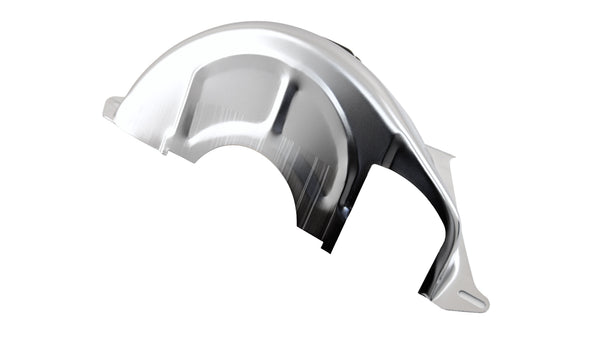CHEVY-GM TURBO TH-350-TH-400 CHROME STEEL FLYWHEEL-FLEXPLATE COVER