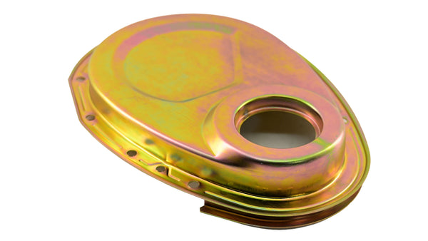 Steel Timing Chain Cover Fits 1955–1995 Chevy SBC 283–400 – Zinc-Plated