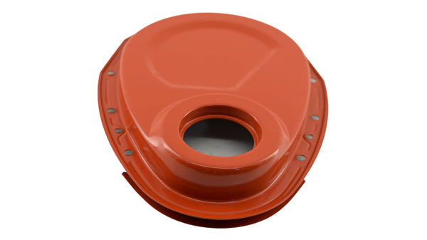 Steel Timing Chain Cover Fits 1955–1995 Chevy SBC 283–400 – Painted Orange