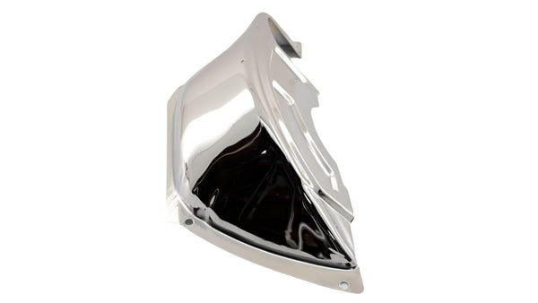 Steel Flywheel/Flexplate Cover – Fits Chevy/GM Powerglide – 153‑Tooth – Chrome