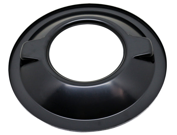 Steel 16" x 3" Dominator Air Cleaner Kit with Washable Red Cotton Filter - Black Fits Chevy / Ford / Mopar Applications