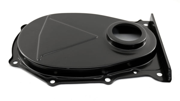 CHRYSLER-MOPAR BIG BLOCK 383-440 STEEL TIMING CHAIN COVER - EDP BLACK