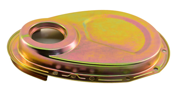 Steel Timing Chain Cover Fits 1955–1995 Chevy SBC 283–400 – Zinc-Plated