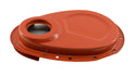 Steel Timing Chain Cover Fits 1955–1995 Chevy SBC 283–400 – Painted Orange