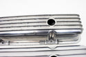 1958-86 CHEVY SMALL BLOCK 283-305-327-350-400 TALL POLISHED ALUMINUM VALVE COVERS - FULL FINNED