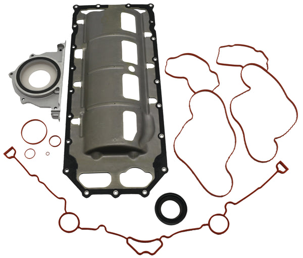Low Gasket Conversion Kit for MOPAR 5.7L 345 HEMI Gen 3 – Fits Ram, Durango, Aspen - Oil Pan Gasket, Rear Main Seal, Water Pump Gasket, Timing Cover Seal