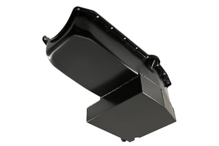 Steel Racing Oil Pan Fits 1958–1979 Small Block Chevy SBC 283–400 – IMCA Circle Track – 7 Quart – Black