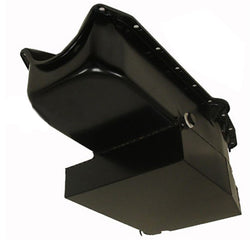 1958-79 CHEVY SMALL BLOCK 283-305-327-350 IMCA CIRCLE TRACK RACING OIL PAN - BLACK