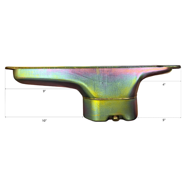 Steel Racing Oil Pan Fits 1967–1987 Chrysler Mopar Big Block 361–440 & HEMI 426 – 7 Quart – Chrome